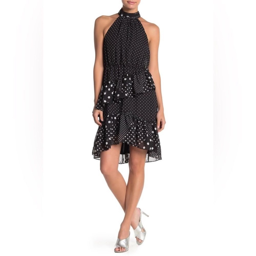NWT Betsey Johnson polka dot halter dress - Picture 2 of 10
